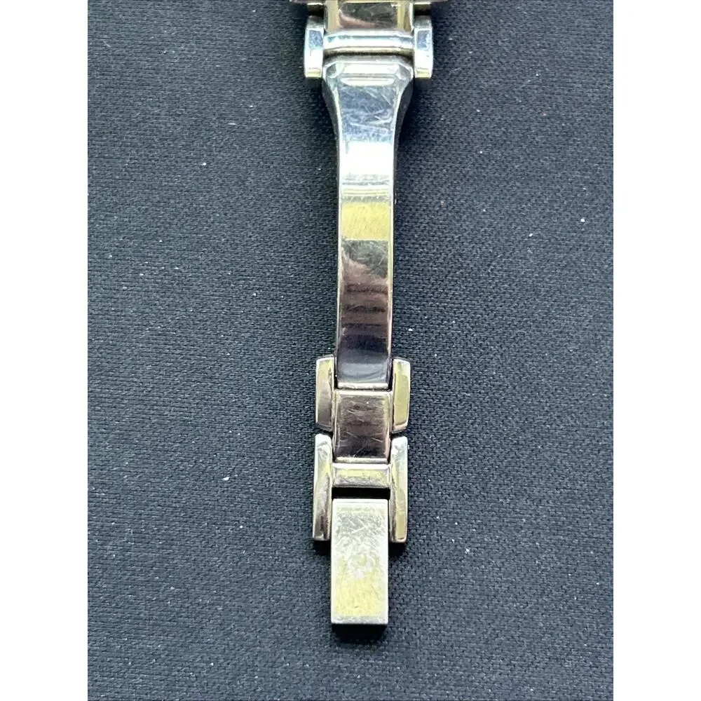 Bulova Black Dial Silver Case And Band Women’s Quartz Watch ( With Box)